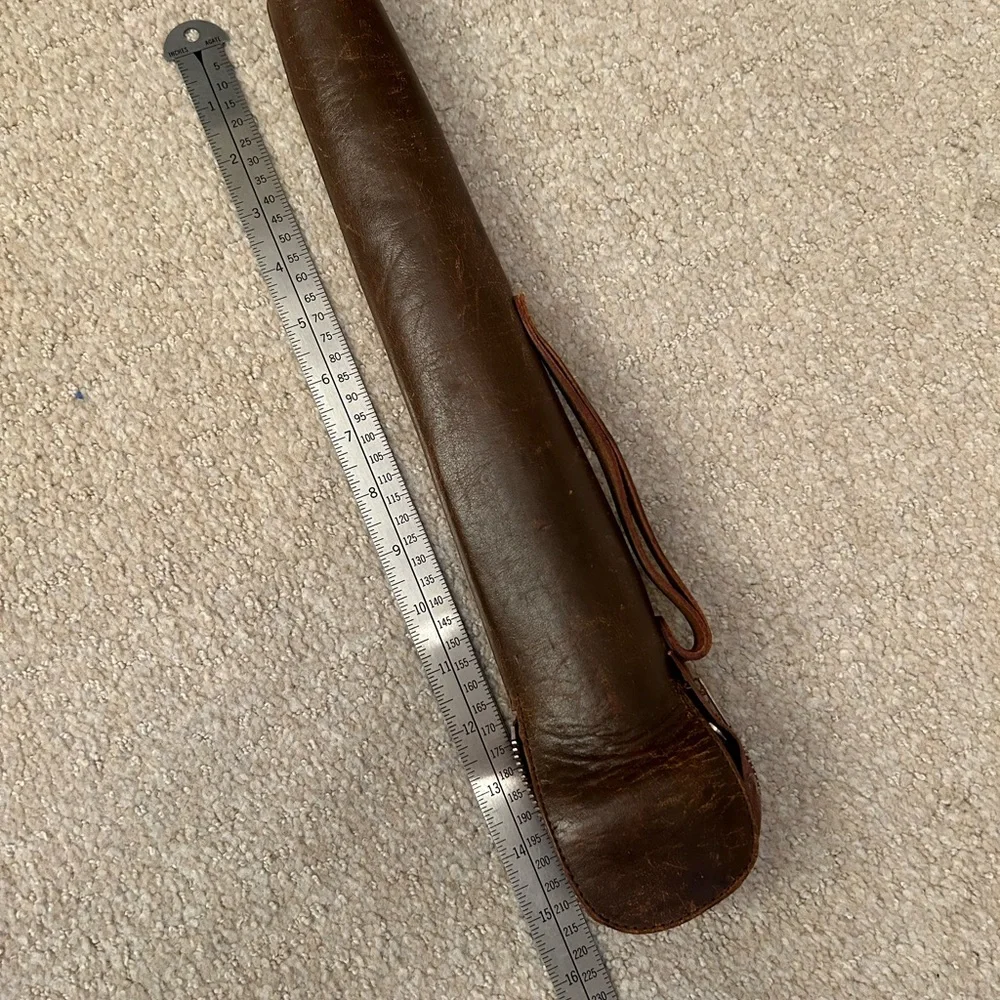 Vintage Travel Tripod and Leather Case SUPER FAST SHIPPING